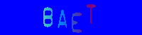 Blue Captcha Image