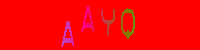Blue Captcha Image