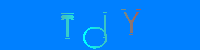 Blue Captcha Image