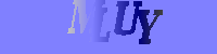 Blue Captcha Image