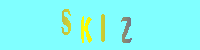 Blue Captcha Image
