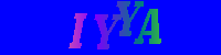 Blue Captcha Image
