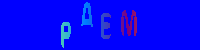 Blue Captcha Image
