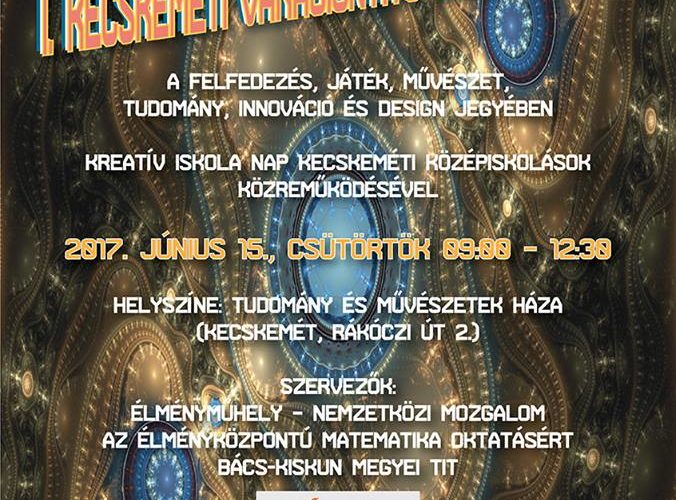 Vakációindító ÉlményMűhely a Bács-Kiskun Megyei TIT-ben! Bemutatkozik a caraWonga, felépül az ÉlményMűhely óriási kupolája Kecskeméten