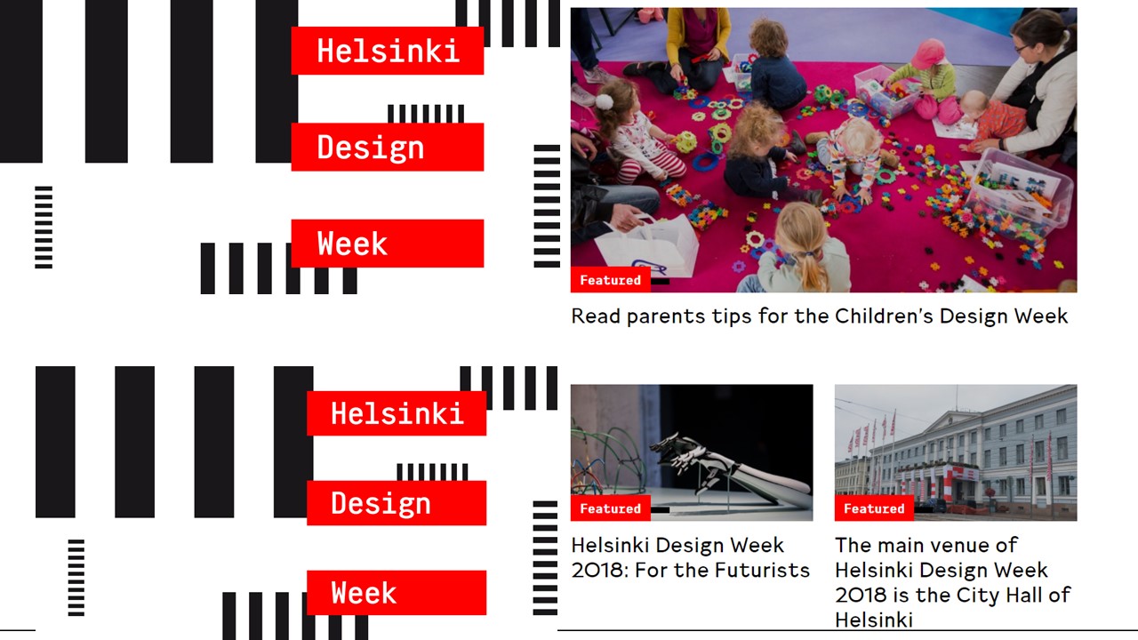 September 6-16, 2018: Experience Workshop is for the 3rd time at Helsinki  Design Week! Visit our STEAM Playground at the largest design festival in  the Nordic countries – Experience Workshop